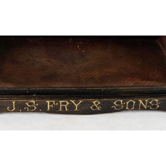 Late 19th Century Victorian-Era Fry's Chocolate Countertop Display Case For Sale - Image 9 of 11