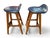 Erik Buch Pair of Mid Century Modern Barstools by Erik Buch For Sale - Image 4 of 4