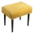 Mid-Century Pouf in Yellow For Sale