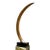 An exceptional vintage faux elephant tusk sculpture, beautifully rendered with graceful curvature and impressive scale....