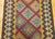 Textile Vintage Turkish Tribal Runner, Flat-Woven Wool, Allover Geometric Patterns, 3’ x 10’ For Sale - Image 7 of 11