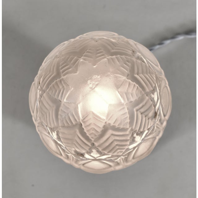 1930s French Art Deco Lamp by Henri Dieupart & Simonet Freres - France For Sale - Image 9 of 13