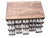 Wood Vintage Wooden Library Card Catalog Cabinet With 15 Drawers on Casters For Sale - Image 7 of 18
