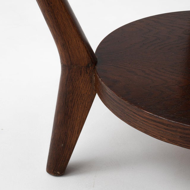 Wood 19th Century Czechia Art Deco Brown Wood Coffee Table For Sale - Image 7 of 11