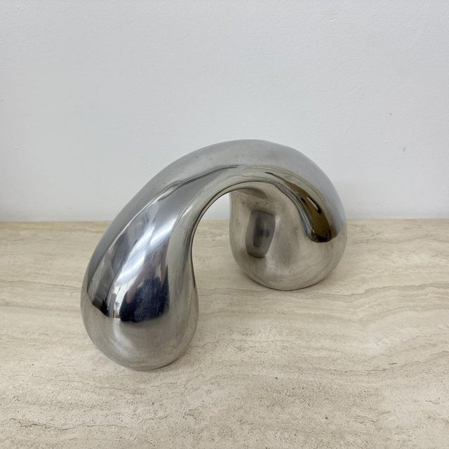 Ikea Biomorphic Sculpture Object in Aluminum by Eva & Peter Moritz for Ikea, 1980 For Sale - Image 4 of 18