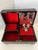 1950s Japanese Lacquered Wood Music Box With Movement For Sale - Image 4 of 7