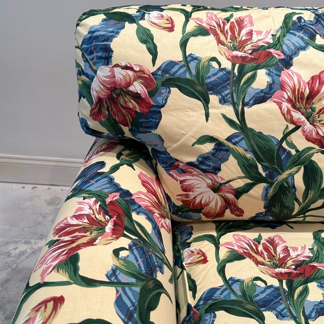 Vintage Yellow Floral Sofa Chairish
