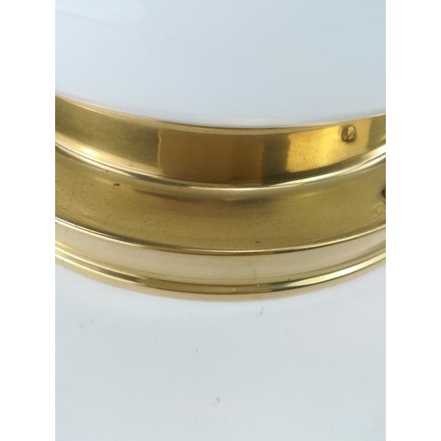 Contemporary Viennese Opal Screen Ceiling Lamp For Sale - Image 3 of 7