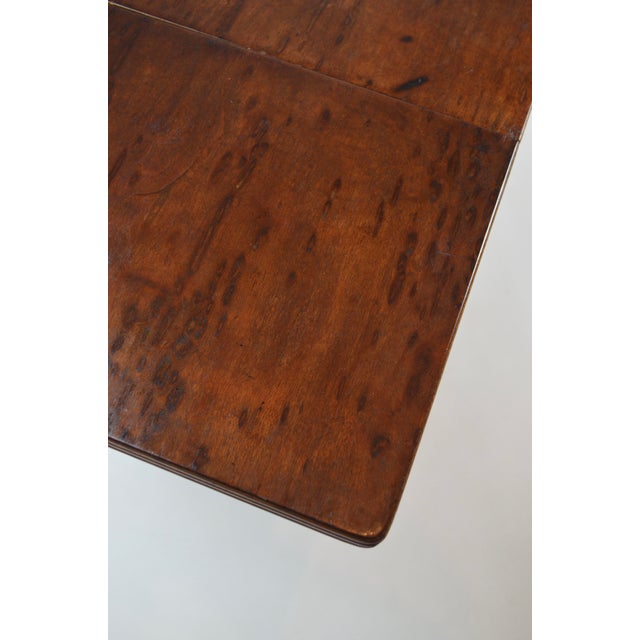 Regency Revival British Coffee Table with Brass Paw Feet, 1920s For Sale - Image 12 of 13