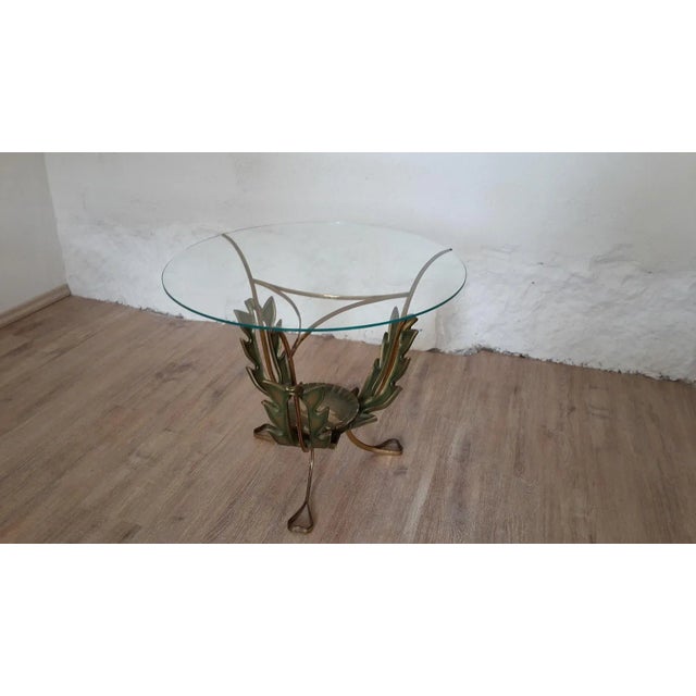 Metal Vintage Florentine Style Side Table by Pier Luigi Colli For Sale - Image 7 of 8