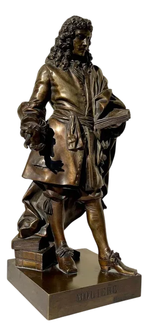 Bronze Sculpture by Molière