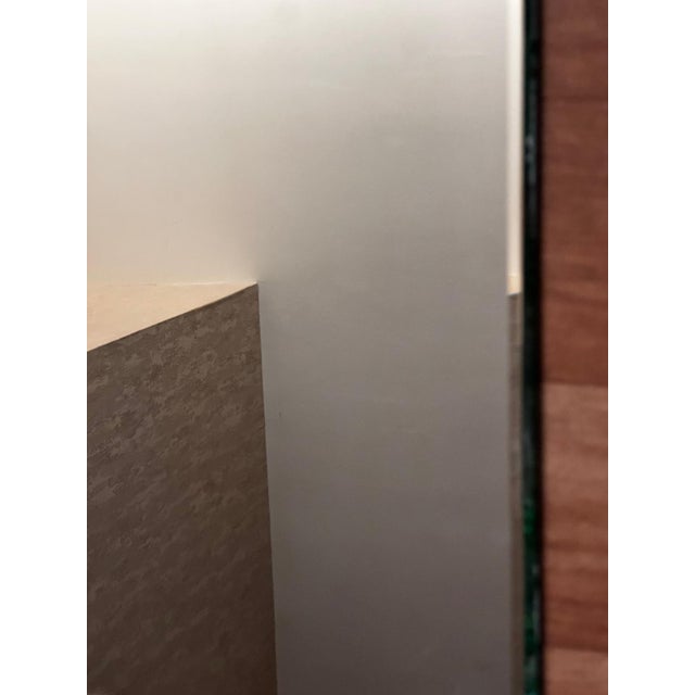 1970s Vintage Rectangular Beveled Mirror, 1970s For Sale - Image 5 of 17