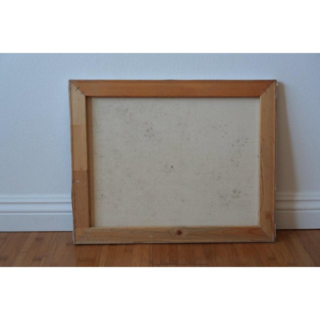 1990s 1990s Twilight Forest Sunset Landscape Painting by Randall Seals – 16x20 Original Acrylic on Canvas For Sale - Image 5 of 5