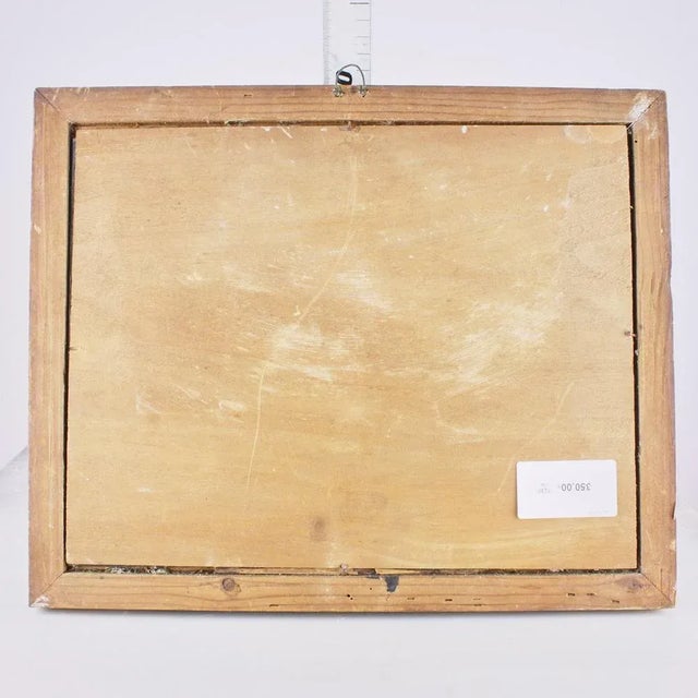 Gold Painting on Glass Slab For Sale - Image 5 of 9