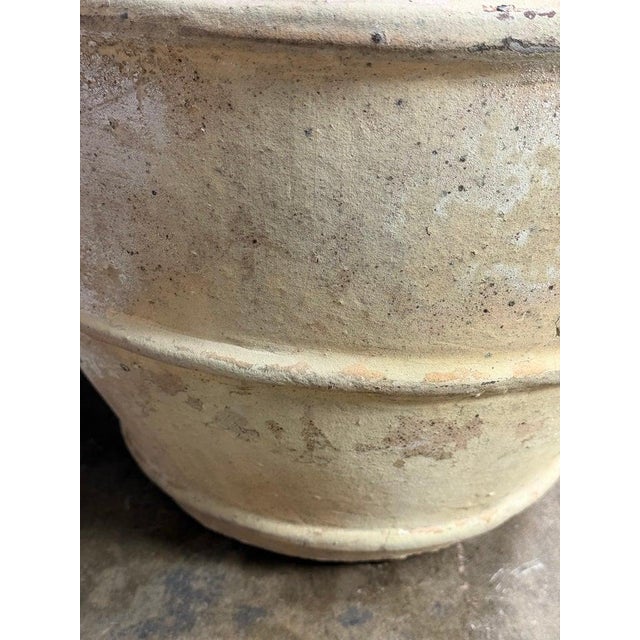 Pair of French Style Olive Jar Planters - Terracotta Barrel Pots For Sale - Image 13 of 13