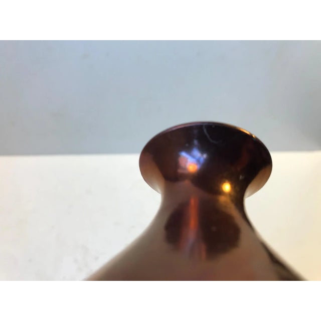 Art Deco Ceramic Vase with Lustre Glaze by E. B. S. Klint, 1930s For Sale - Image 6 of 7