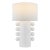Kelly Wearstler by Visual Comfort Signature Tiglia Tall Cordless Table Lamp in Plaster White with Linen Shade For Sale