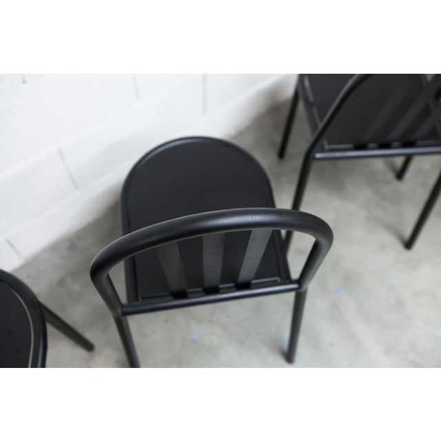 222 Model Chairs by Robert Mallet Stevens, 1980, Set of 6 For Sale - Image 15 of 18