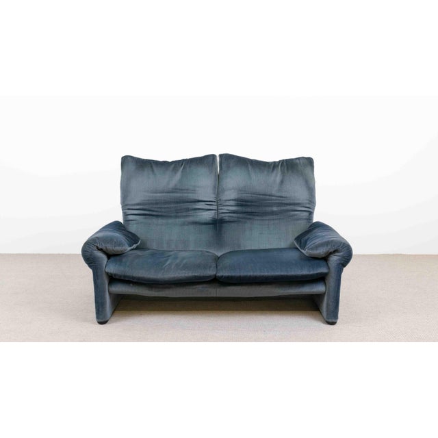 Cassina Maralunga Sofa by Vico Magistretti for Cassina, 1980s For Sale - Image 4 of 18