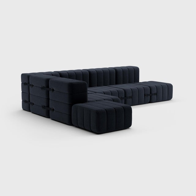 Modular Corner Sofa in Jet from Ambivalenz, Set of 12 For Sale - Image 9 of 18