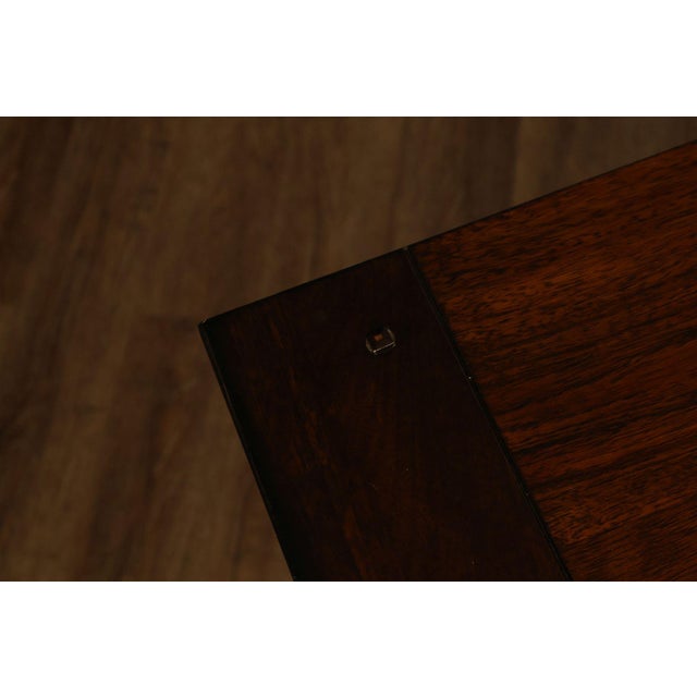 Mission Style Media Chest With Open Storage For Sale - Image 14 of 18