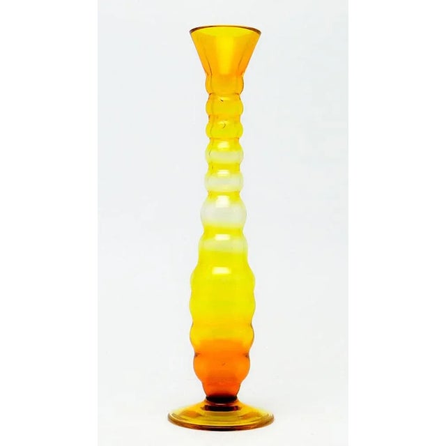 Pop-Art Vase from Moser, Former Czechoslovakia, 1950s For Sale - Image 3 of 10