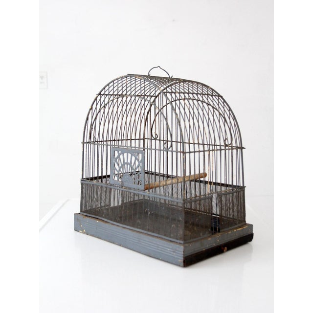 American Antique Crown Birdcage For Sale - Image 3 of 14