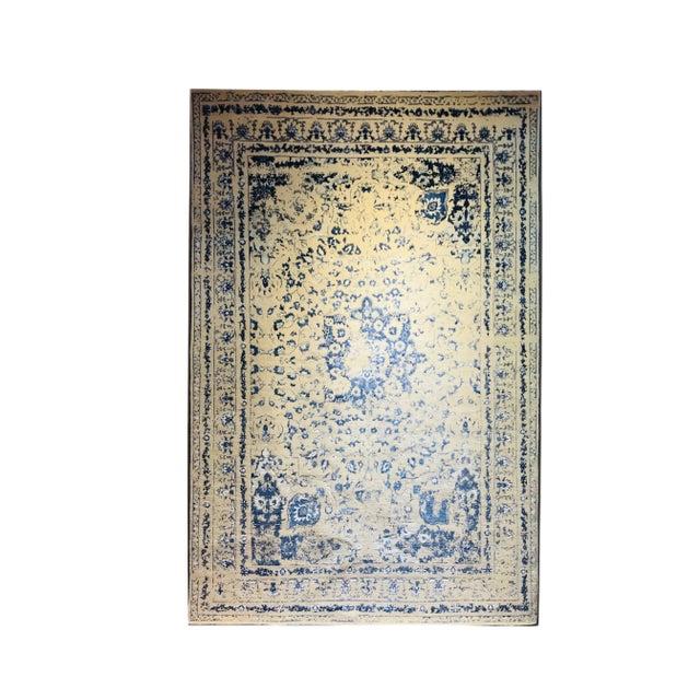 Vintage Indian Rug, 1980s For Sale