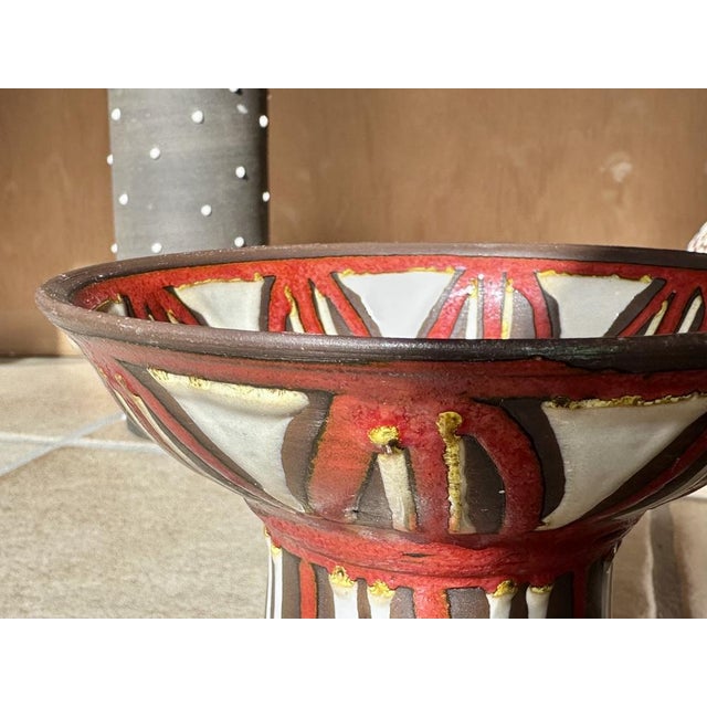 Red Studio Ceramic Vase by Heidi Kippenberg, Germany, 1980s For Sale - Image 8 of 16