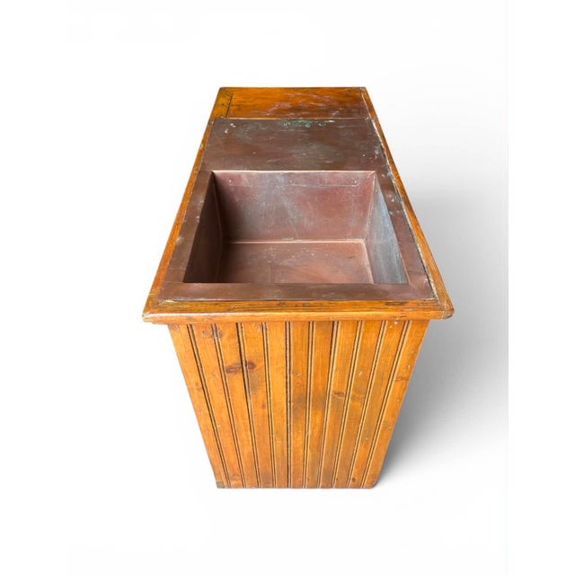 Camel Antique Bead Board Dry Sink For Sale - Image 8 of 12