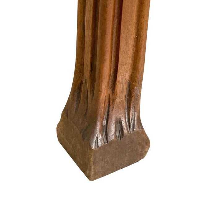 Art Nouveau Side Table in Walnut, 1890s For Sale - Image 11 of 12