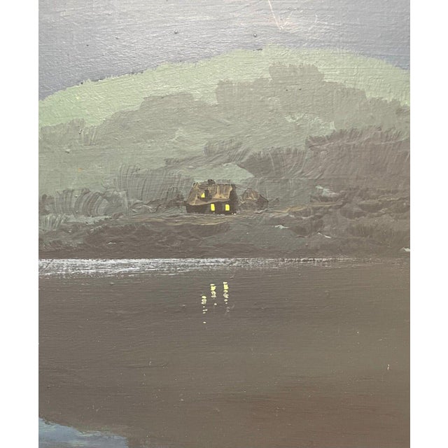 Rare Original Malcolm Wells Upper Mill #39 pond Moon #39 Brewster Cape Cod