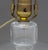 Simon Pearce Late 20th Century Simon Pearce Clear Glass Table Lamp For Sale - Image 4 of 8