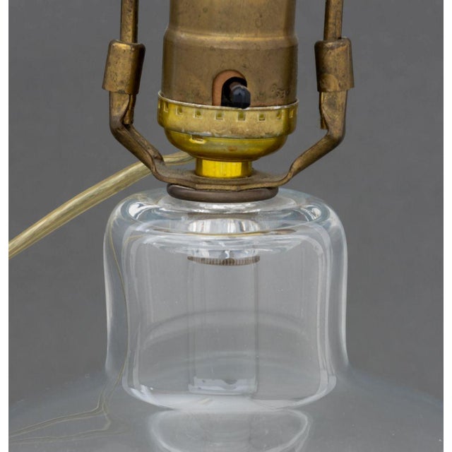Simon Pearce Simon Pearce Clear Glass Table Lamp For Sale - Image 4 of 8