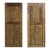 Vintage Indian Lotus Mandala Carved Sliding Barn Door in Reclaimed Wood 80x28 For Sale