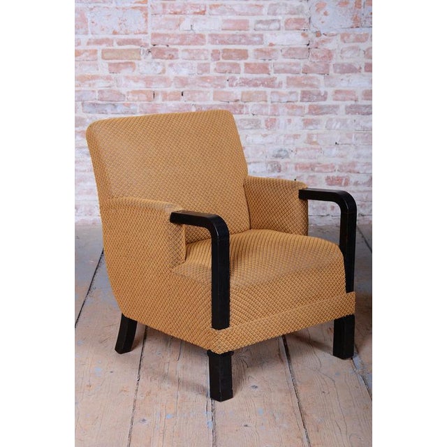 1920s Czech Art Deco Seating Set, J. Halabala, Up Závody, Beech, Oak, Czech, 1930s, 1920s, Set of 3 For Sale - Image 5 of 18
