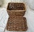 1980s Vintage Wicker Basket W/Lid For Sale - Image 5 of 6