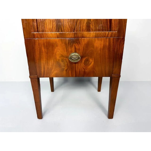 Antique Nightstand with Roller Door, 19th Century For Sale - Image 10 of 12