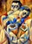 A striking large-format limited-edition serigraph on canvas by Yuroz, titled "The Preservation of Love." This example is...
