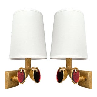 Pair of Sconces by Nicolas Dewael for Fondica, France, 1990s For Sale