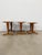 Set of authentic vintage mid century modern teak nesting tables / side tables. This set is in excellent condition overall...