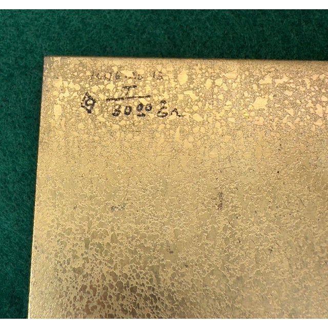 Early 20th Century Tiffany Studios New York 1691 Venetian Bronze Note Pad Holder Desk Blotter For Sale - Image 9 of 18
