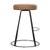 2020s Tufted Nubuck Leather Counter Stool For Sale - Image 5 of 7