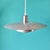 Danish Pendant Light in Iridescent Silver Metal, 1970s For Sale - Image 4 of 10