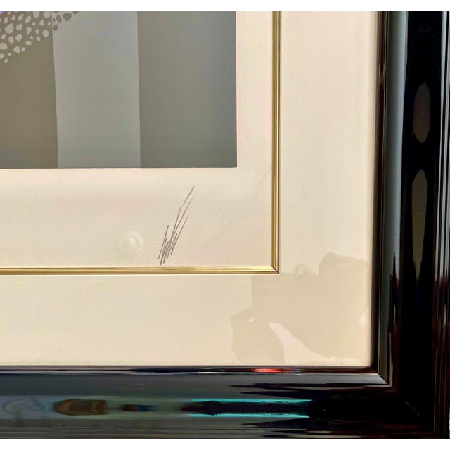 Wood Erté (Russian, 1892-1990) Signed and Numbered Serigraph For Sale - Image 7 of 9