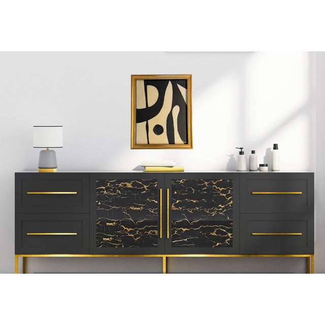 Contemporary Abstract Expressionist Painting by Bryan Boomershine Framed For Sale In Palm Springs - Image 6 of 6