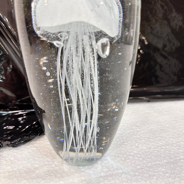 Decorative Figure Medusa Paperweight in Murano Crystal, Italy, 2000s For Sale - Image 9 of 18