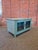 1980s Industrial Teal Glass Door Low Cabinet For Sale - Image 4 of 6