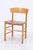 Mid-Century Wooden and Leather Dining Chair, 1960s-1970s For Sale - Image 4 of 16