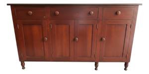 Late 20th Century Tom Seely Shaker Style Solid Cherry Sideboard Buffet